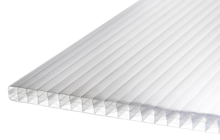 RIATHERM, 16 mm, X-struktur, Heatstop, Opalvit, 980mm x 5000mm